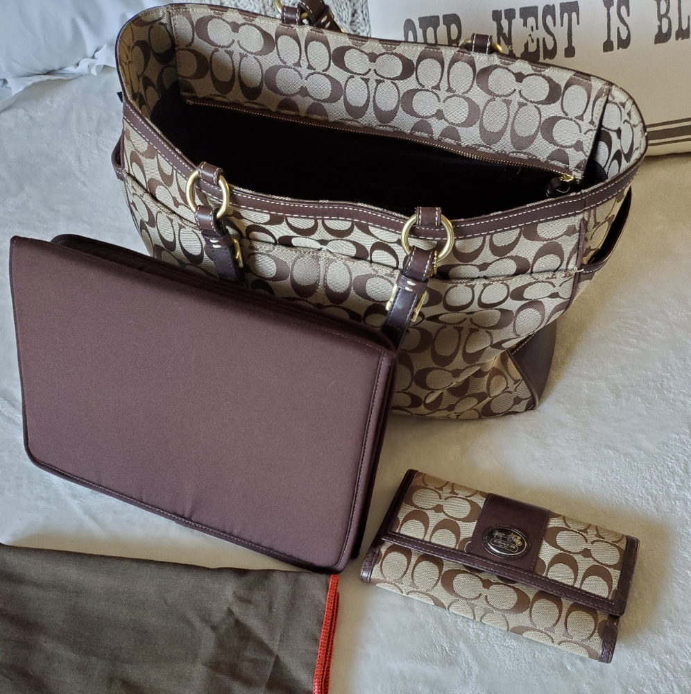 Diaper bag with wallet